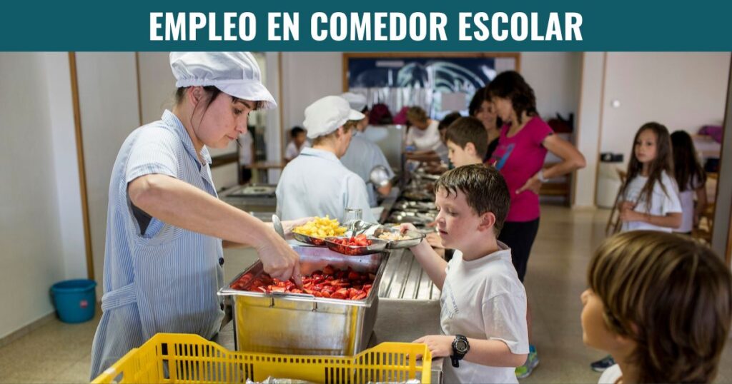 SE SOLICITA PERSONAL PARA COMEDOR ESCOLAR